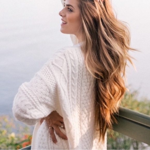 Sezane Sweaters - Sezane Hector Gilet Wool Sweater Cardigan Ecru